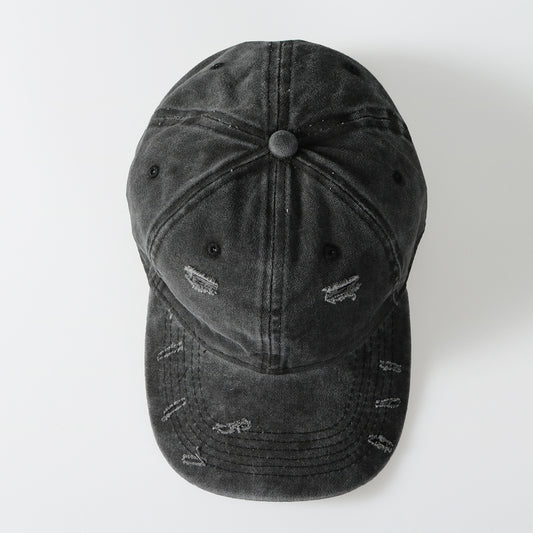 Vintage Washed Distressed Baseball Cap – Unisex Adjustable Dad Hat