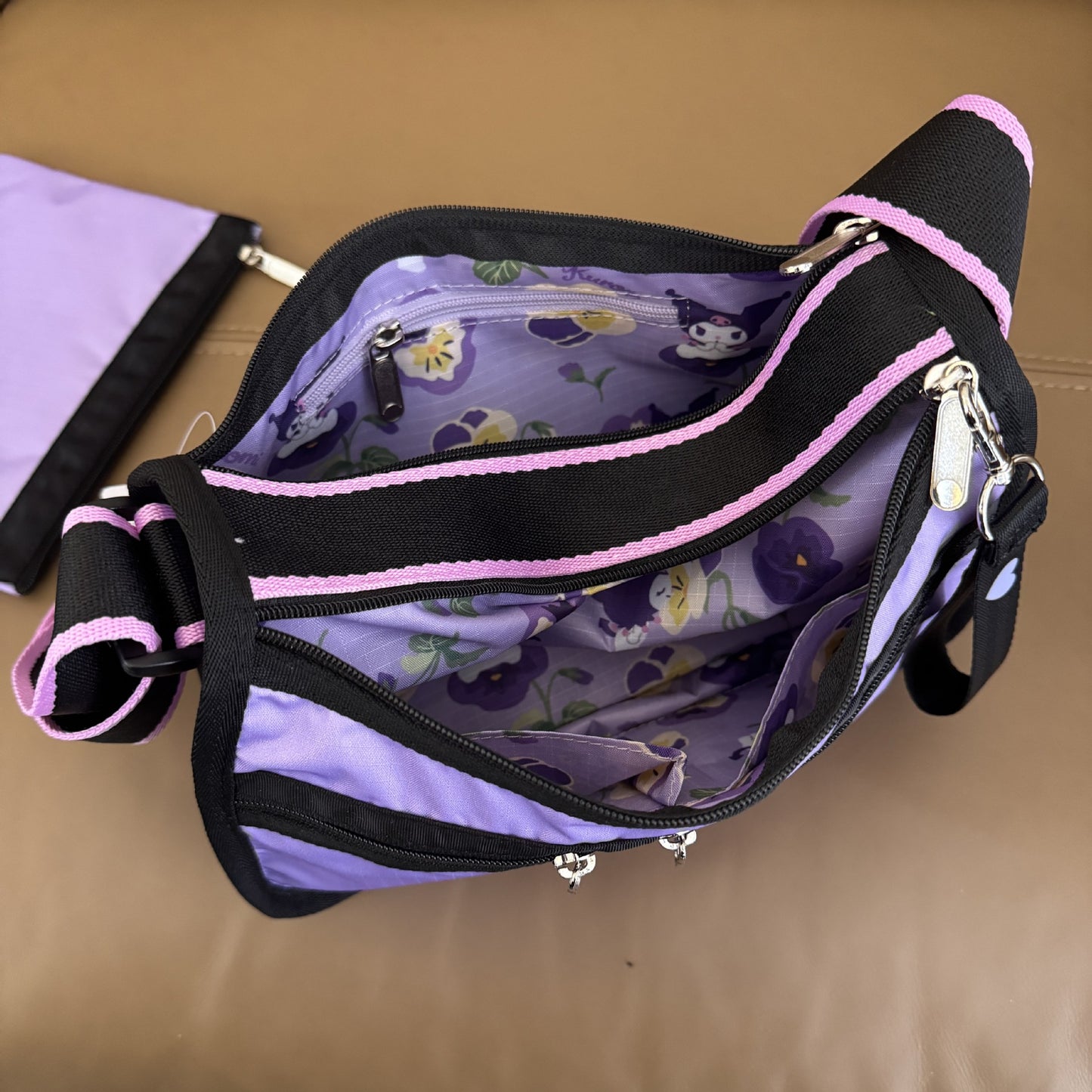 Crossbody bag shoulder bag practical and lightweight multi-layer 7507 small size 26/18/9