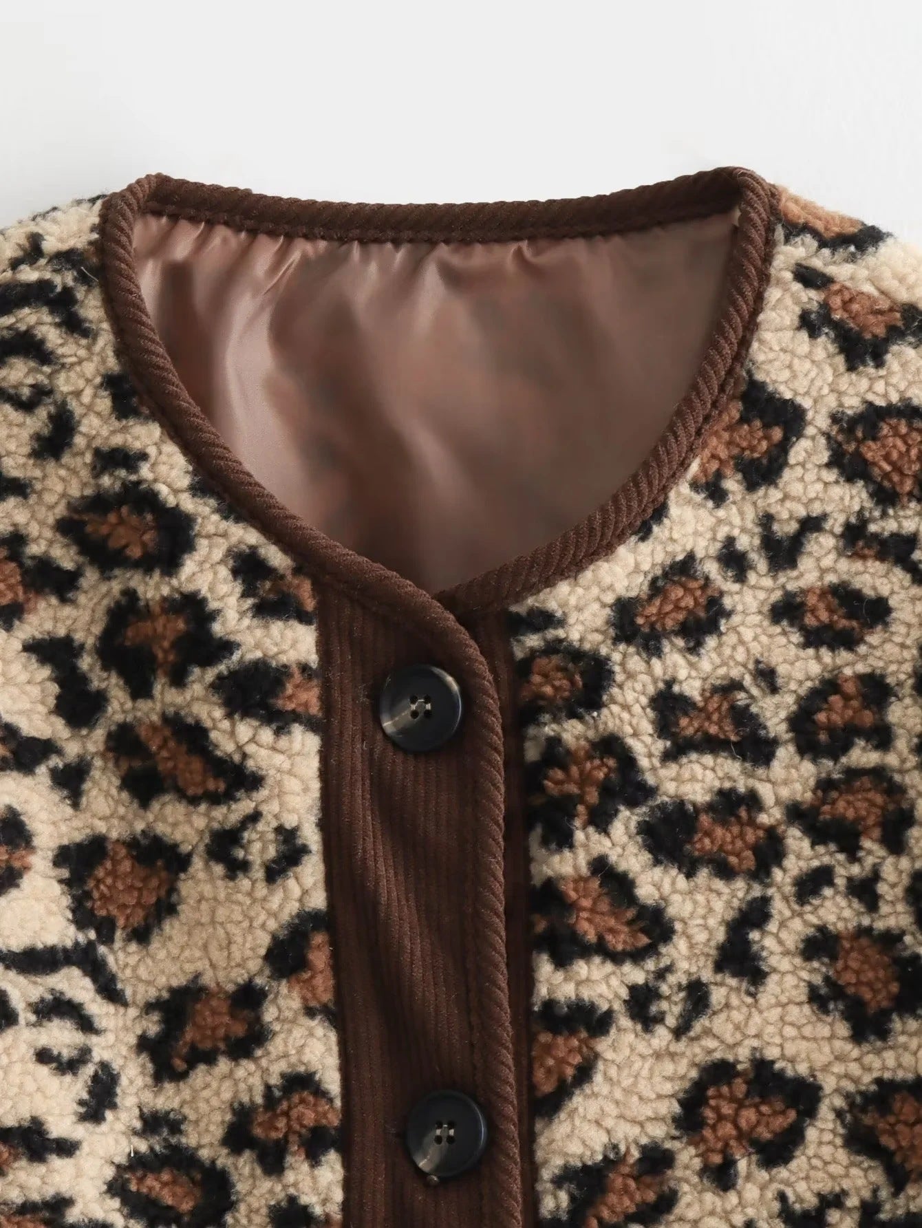 Women’s Autumn Winter Leopard Print Jacket | Casual Loose Fit Long Sleeve Outerwear