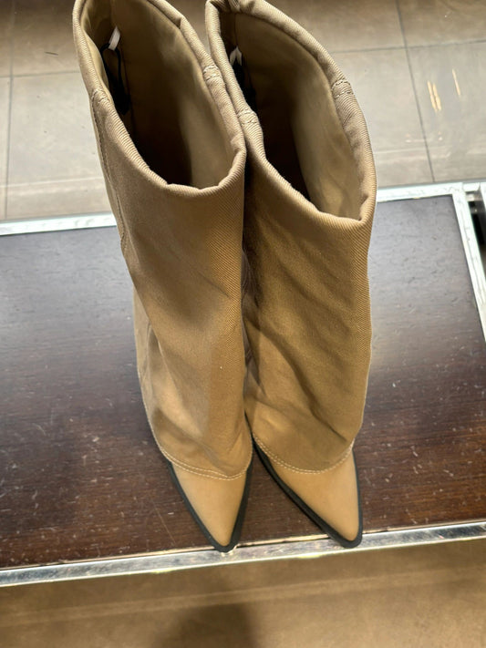 Sheepskin Leather Knee-High Boots | Chunky Heel, Wide Calf, Thick Sole, and Riding Boots Style