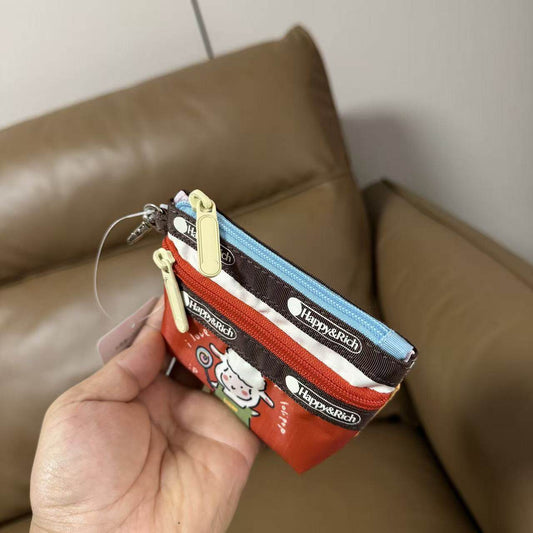 New standard wallet, earphones, mini card bag, storage bag 3394 size 12/8/2 cm