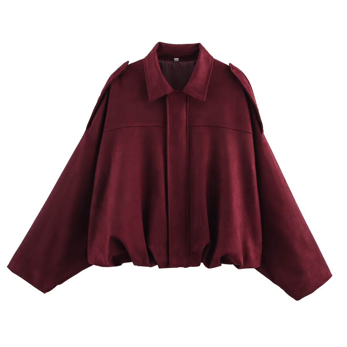 Women’s Suede-Look Bomber Jacket | Casual Turn-Down Collar Flight Jacket · Spring & Autumn