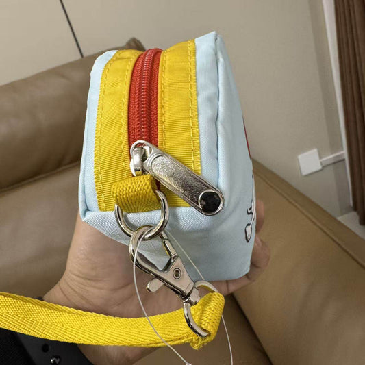 Cartoon home has cute pet series cartoon change earphones makeup storage clutch bag 6701 with hand rope