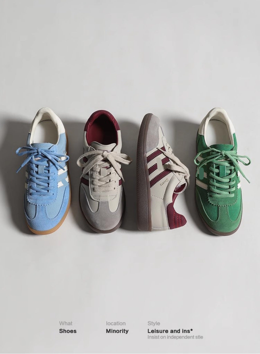 Women’s Retro Colorblock Sneakers – Raspberry Bear Classic Flat Casual Training Shoes