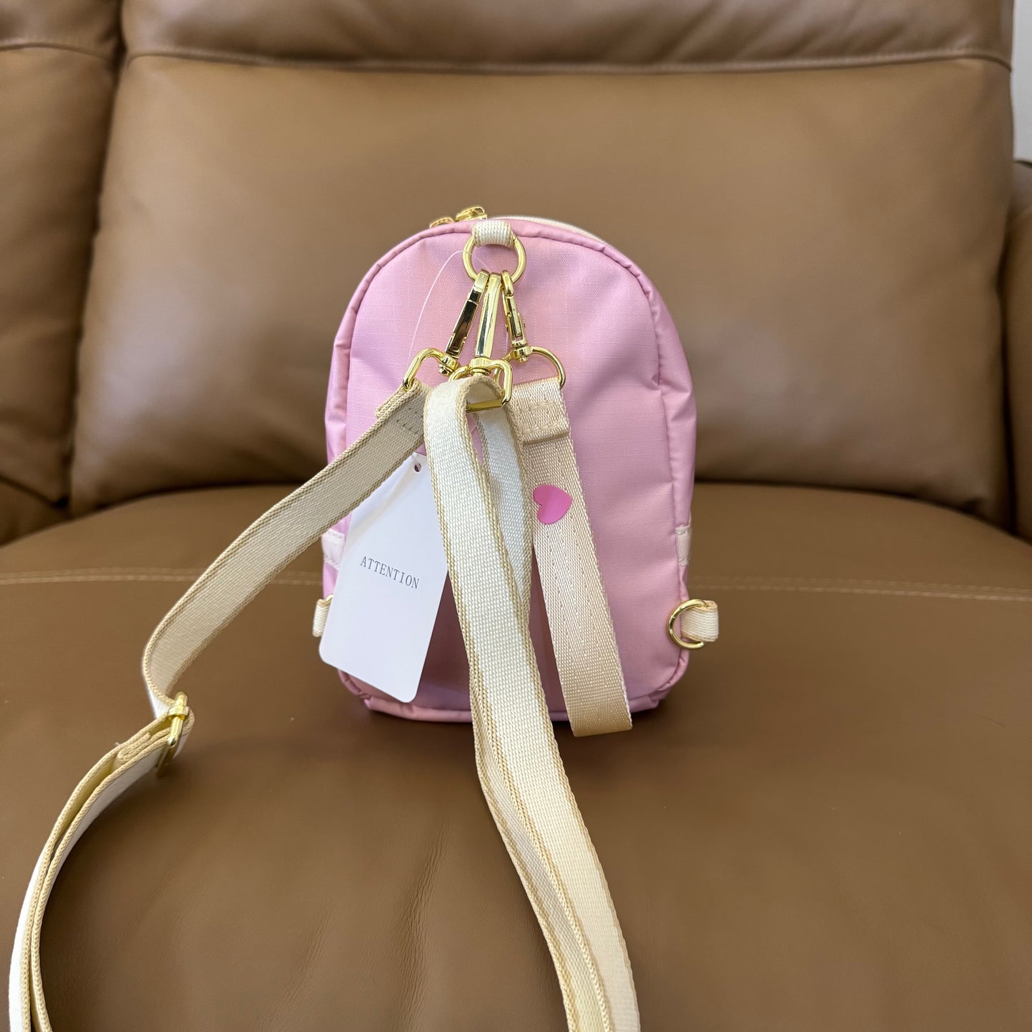 New bag cartoon coin bus card bag multi-layer key bag mini messenger bag 266
