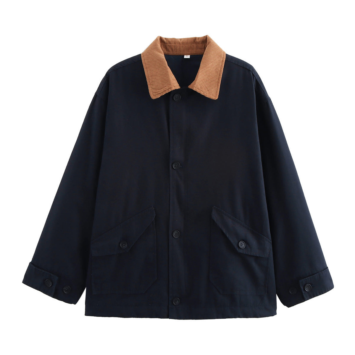 2025 Women’s Autumn Winter Colorblock Cotton Jacket – Fashionable European & American Style Outerwear