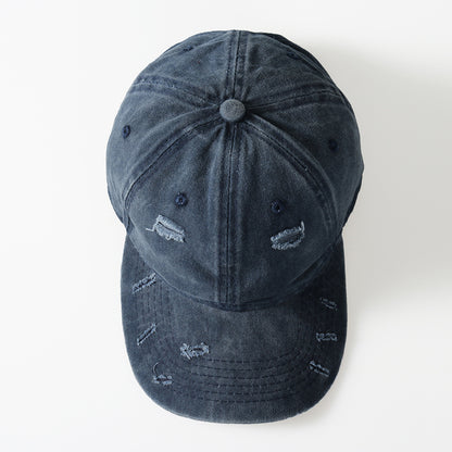 Vintage Washed Distressed Baseball Cap – Unisex Adjustable Dad Hat