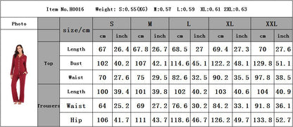 2025 Fall Winter Women’s Loungewear Set | Comfortable Modal Long Sleeve Top & Pants Pajamas