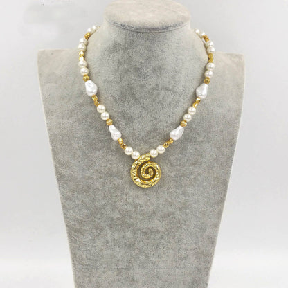 Stylish Silver Brass Pendant with Faux Pearl | Everyday Sweater & Dress Accessory for Women