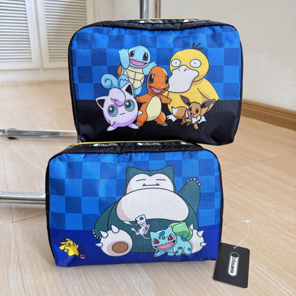 Anti-splashing cloth bag, clutch storage bag, toilet bag, cosmetic bag 7121 large size 16/22cm.