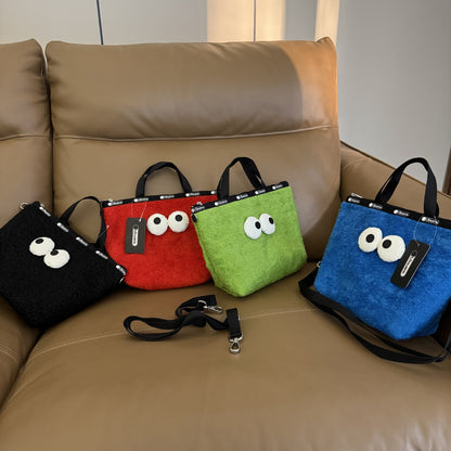 Cartoon New Trendy Large Capacity Crossbody Tote Bag L137 Size 30 Length / Height 19