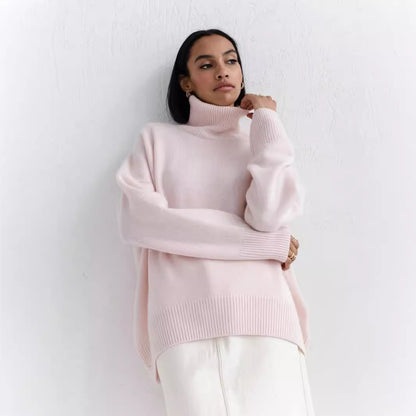 Fall & Winter Loose High Neck Sweater for Women | Cozy and Stylish Pullover
