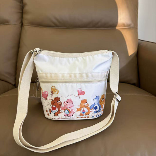 Cartoon~ New shoulder messenger handbag messenger bag 237/height 18, opening width 19