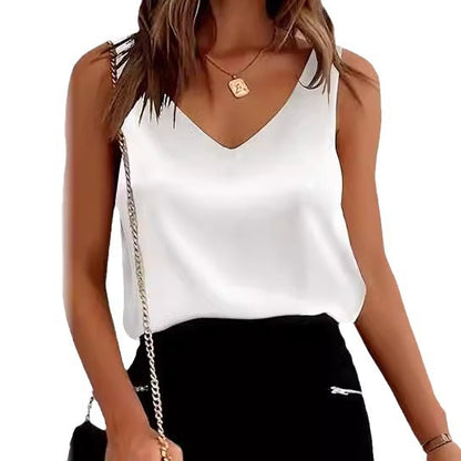 Women’s Casual Sleeveless Vest Top | Chic Loose-Fit Tank for Layering or Wearing Alone