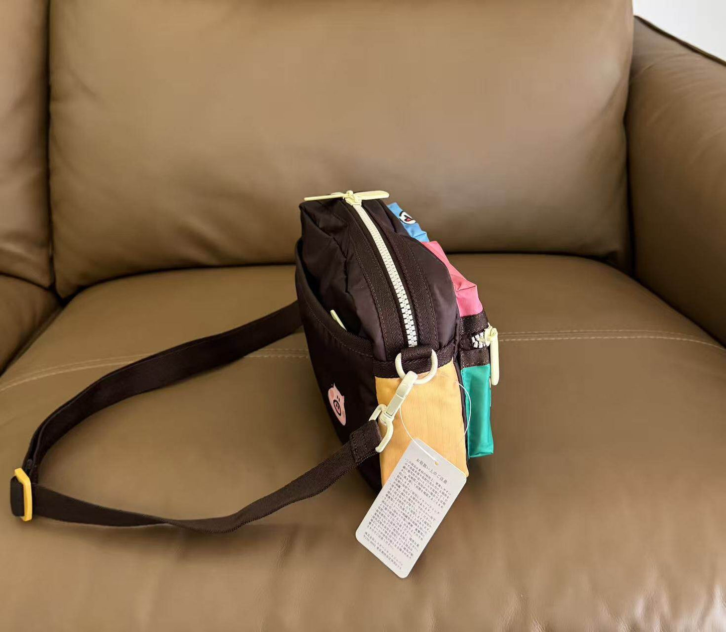 Campus out cute shoulder messenger bag L161 size 26/16/5