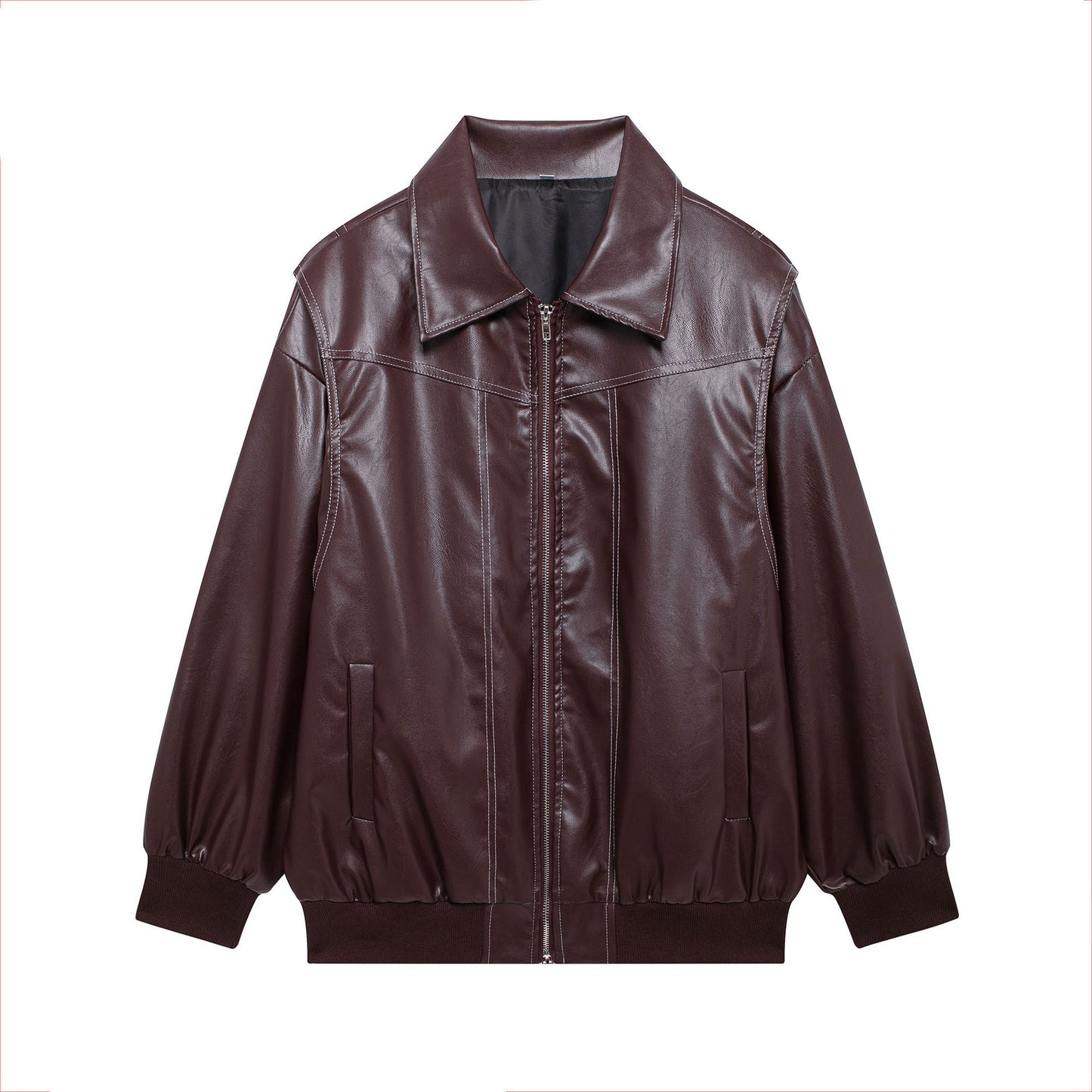 Women’s Retro Loose-Fit Jacket – Autumn Winter Fashionable American Style Outerwear