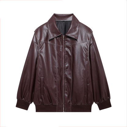 Women’s Retro Loose-Fit Jacket – Autumn Winter Fashionable American Style Outerwear
