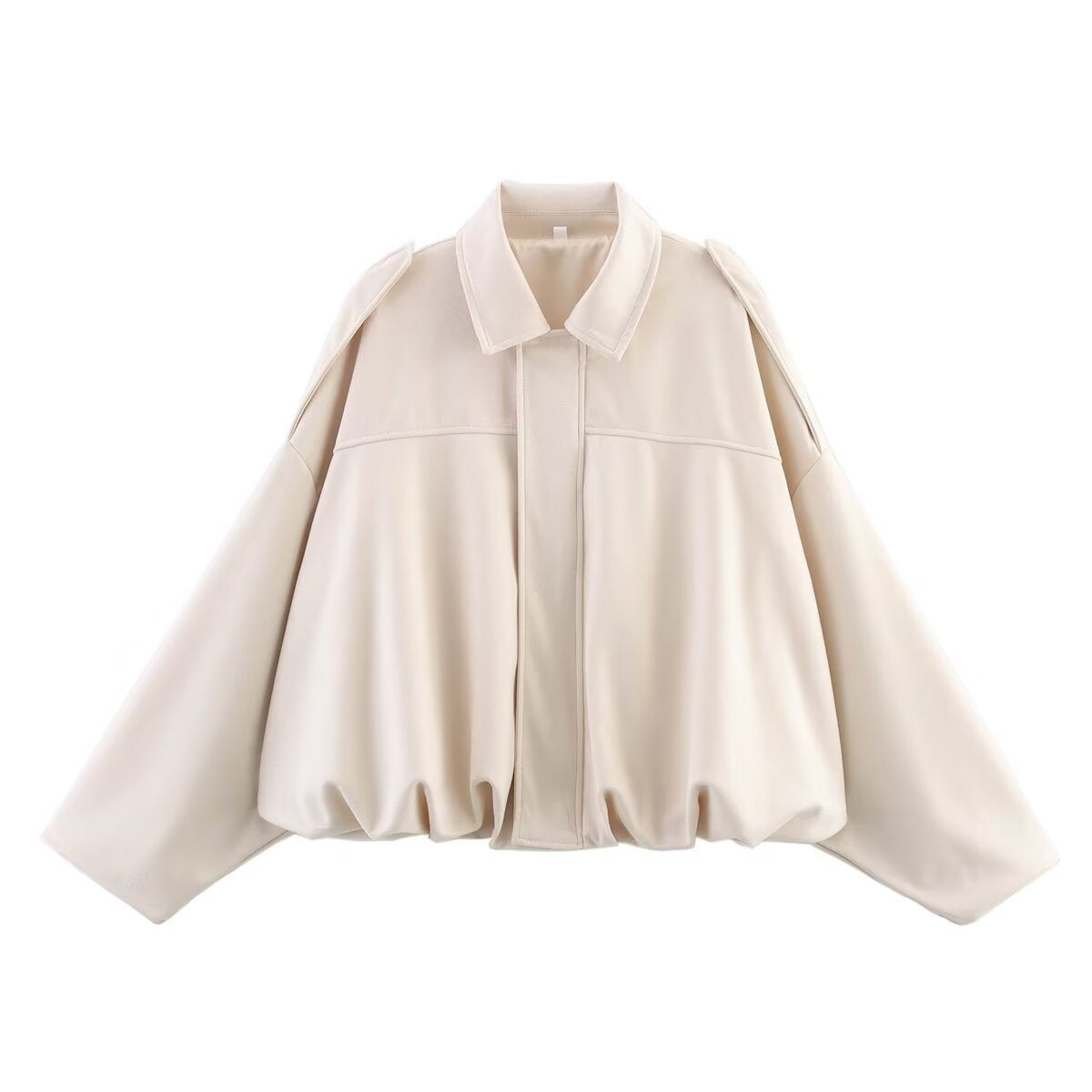 Women’s Suede-Look Bomber Jacket | Casual Turn-Down Collar Flight Jacket · Spring & Autumn