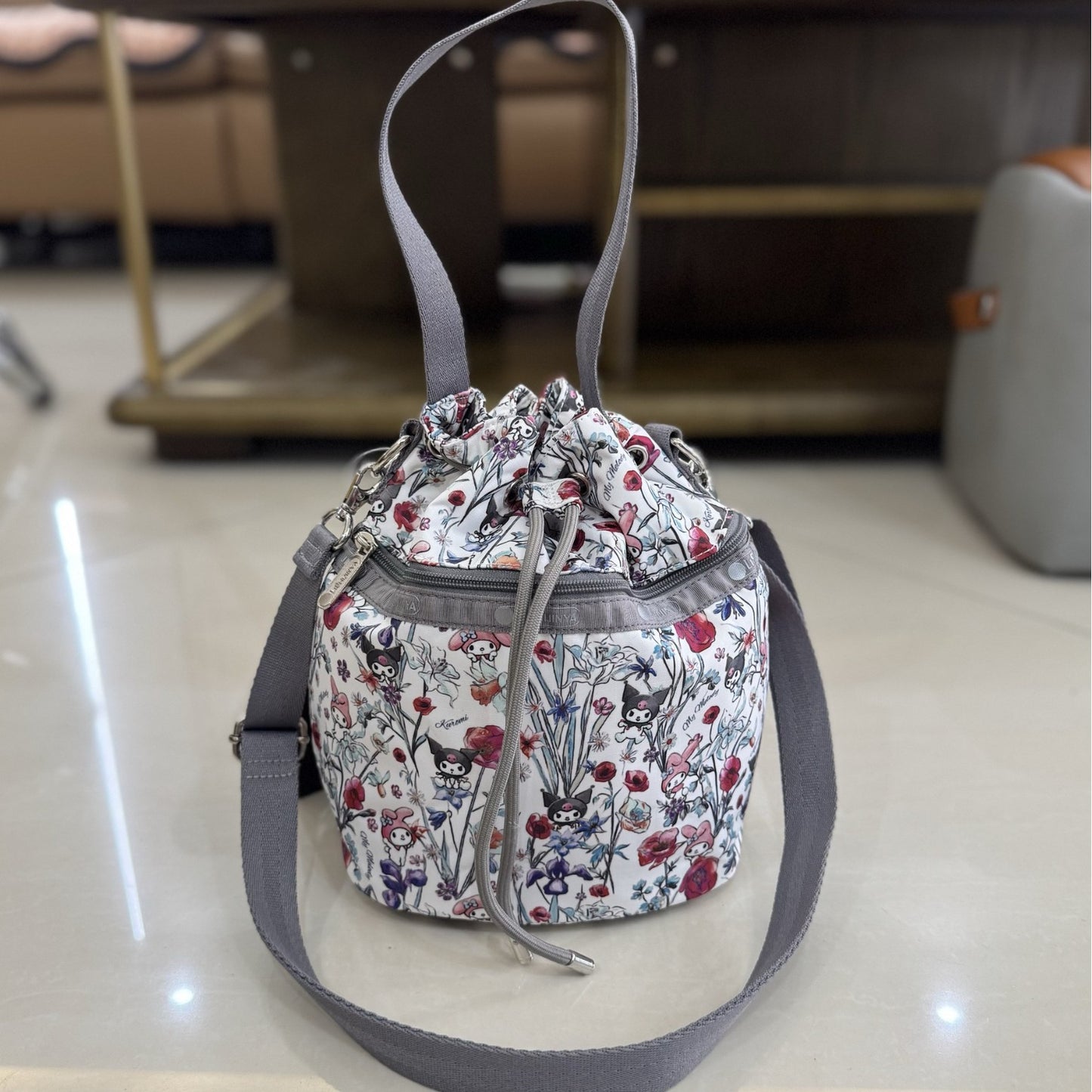 New fashion trend bucket bag small fresh and cute shoulder bag 3870