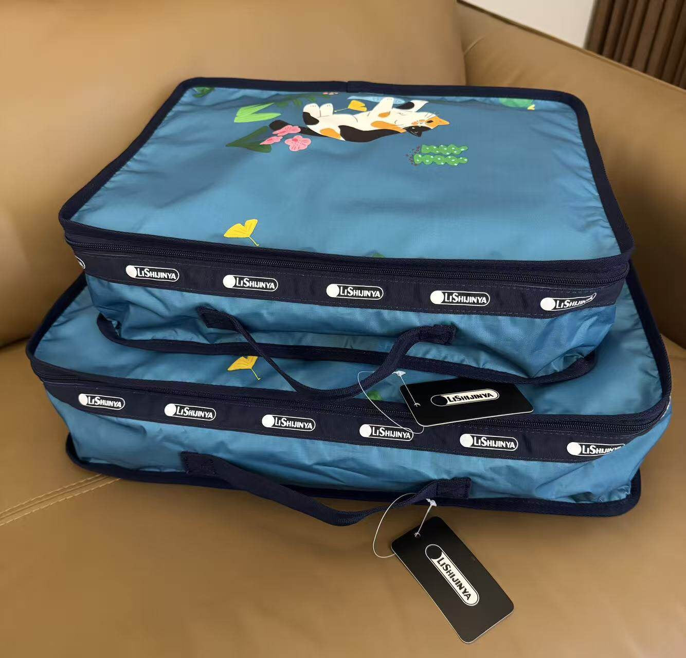 Cartoon travel clothes, underwear, travel bags, packing and sorting, portable clothing, luggage storage bag