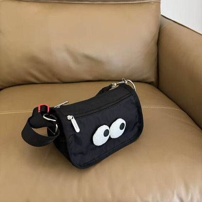 Cartoon bag unmarked female messenger bag new casual anti-splashing small square bag shoulder cloth bag H020