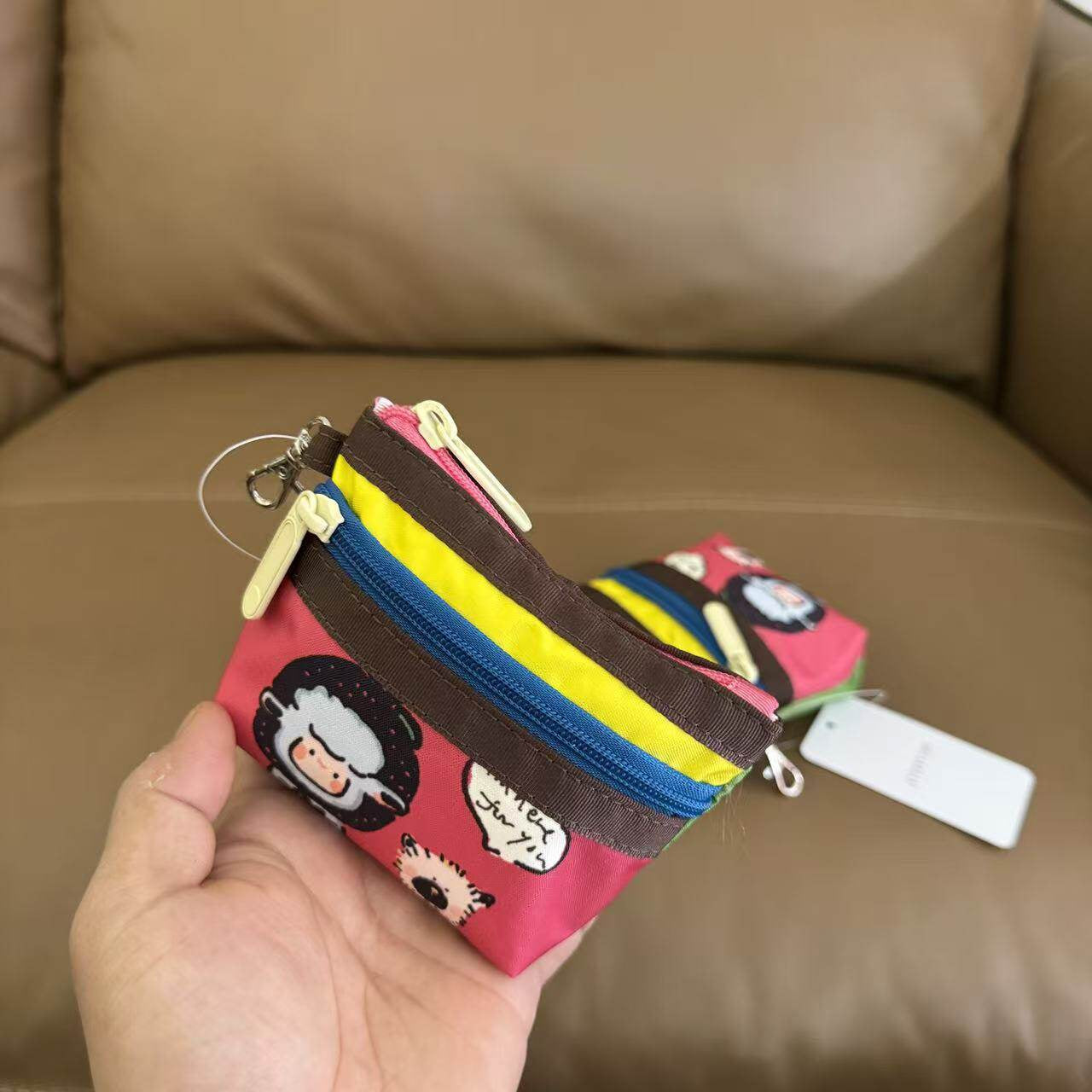 Bubu Home No Standard New Lamb Wallet Earphone Mini Card Bag Storage Bag 3394 Size 12/8/2 cm