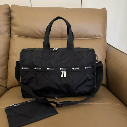 Cartoon 4319 Large Travel Bag Portable and Lightweight Short-haul Luggage Bag Cover Trolley Case