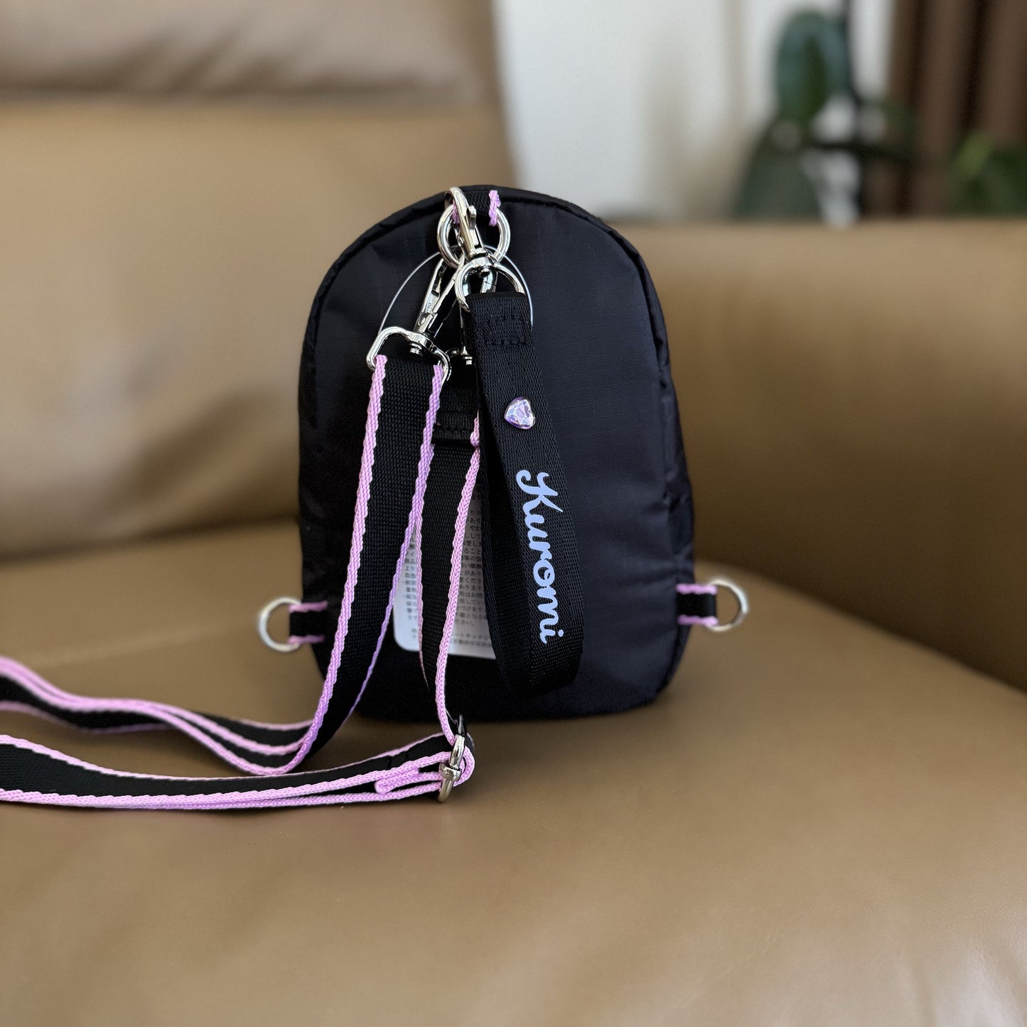 New bag cartoon coin bus card bag multi-layer key bag mini messenger bag 266