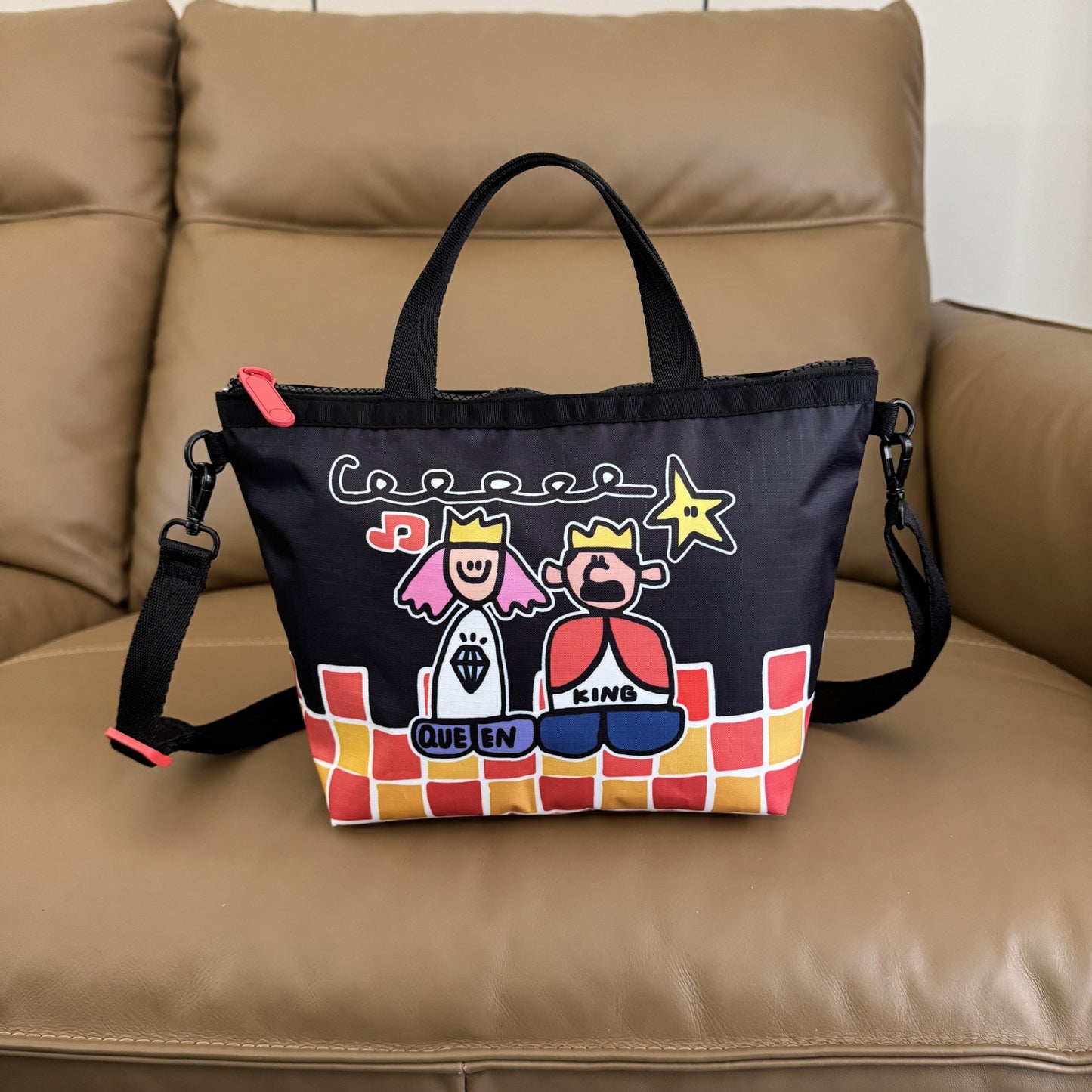 Cartoon new trend large capacity messenger handbag L137 18 * 26