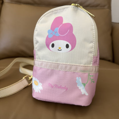 New bag cartoon coin bus card bag multi-layer key bag mini messenger bag 266