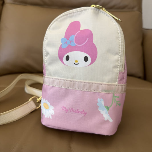New bag cartoon coin bus card bag multi-layer key bag mini messenger bag 266