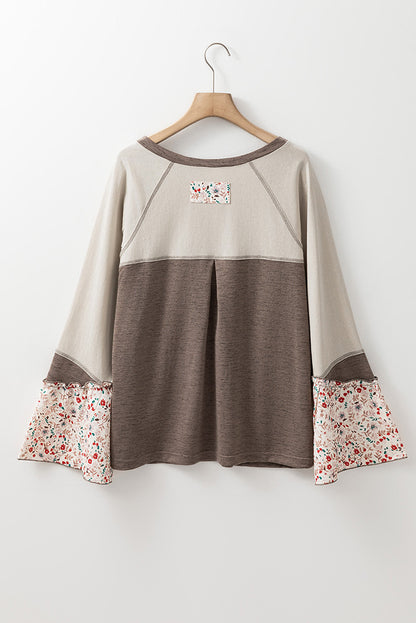 Fall New Women’s Sweatshirt – Casual Loose Pullover Long Sleeve Top with Multi-Color Print
