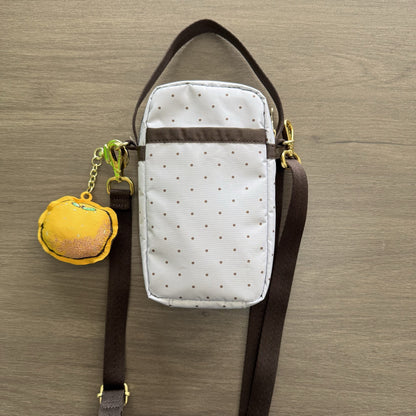 LOGO English different new shoulder messenger handbag kapibara cartoon mobile phone bag 3505