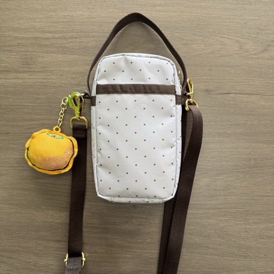 LOGO English different new shoulder messenger handbag kapibara cartoon mobile phone bag 3505
