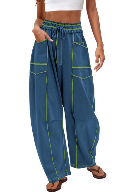 Women’s High-Waist Wide-Leg Sweatpants | Loose Fit Casual Joggers for Fall & Winter
