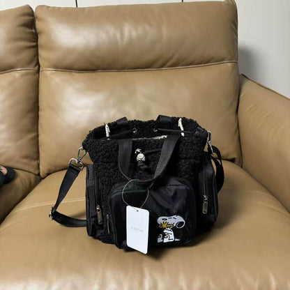 New simple drawstring travel commuting portable messenger bag women L217/height 20, width 25