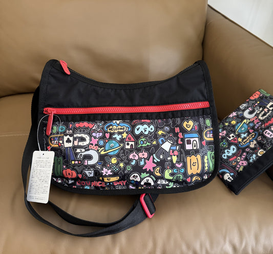 Cartoon, Crossbody Bag Fashion Shoulder Child and Mother Bag 7520 Size: 30/13/22 cm