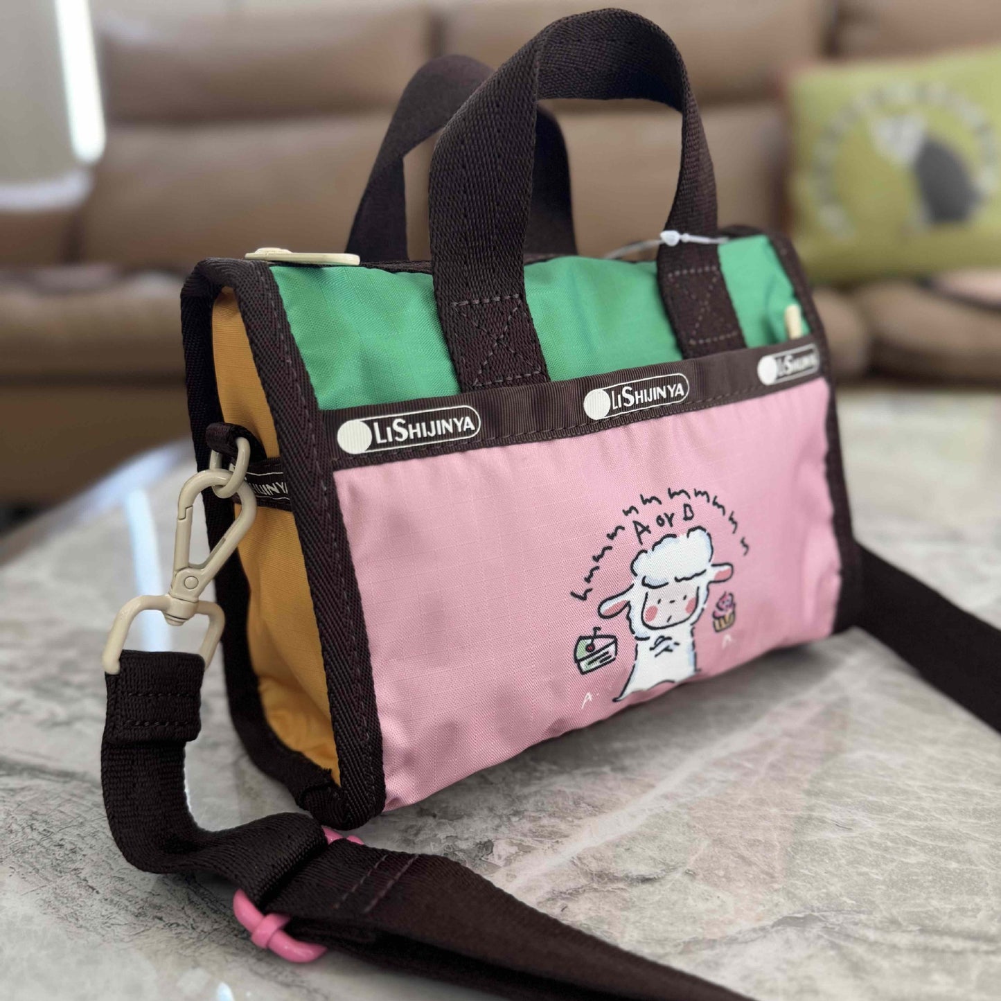 New casual small square bag women's nylon cloth bag sports mini messenger clutch bag 3273