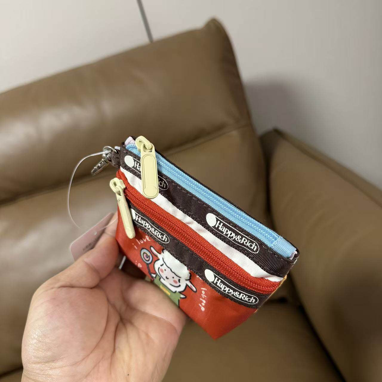 New standard wallet, earphones, mini card bag, storage bag 3394 size 12/8/2 cm