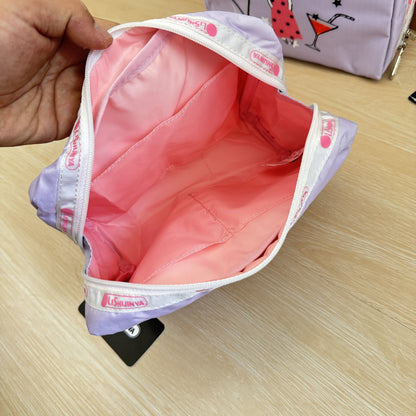 Anti-splashing cloth bag, clutch storage bag, toilet bag, cosmetic bag 7121 large size 16/22cm.