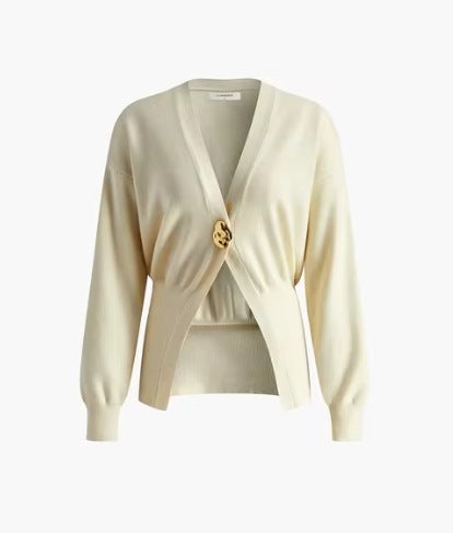 2025 V-Neck Button Knit Cardigan | Women’s Fashion Sweater Pullover