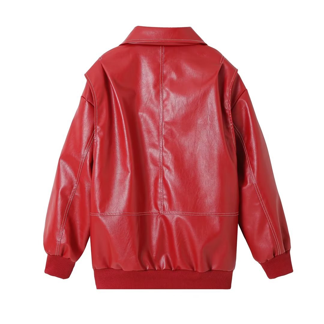 Women’s Retro Loose-Fit Jacket – Autumn Winter Fashionable American Style Outerwear