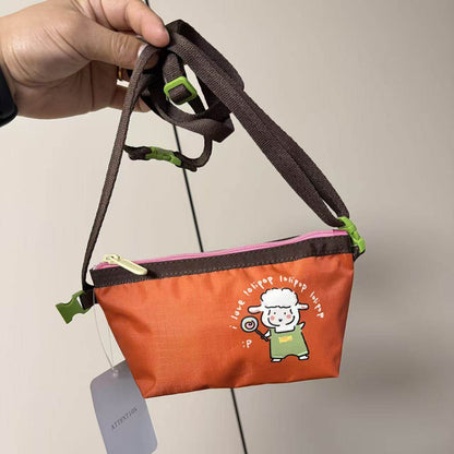 Lamb's new fashionable and lightweight messenger bag is 16 long and 10 high.