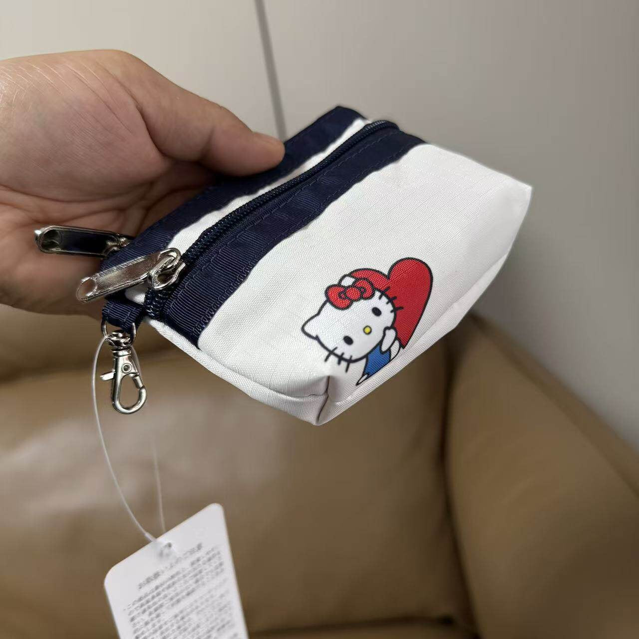 Wallet, earphones, mini card bag, storage bag 3394 size 12/8/2 cm
