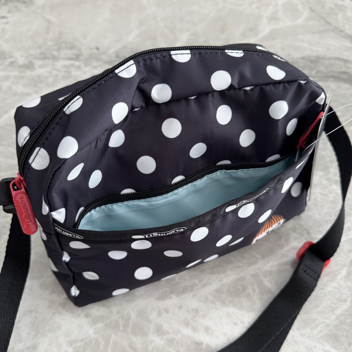Fashion shoulder crossbody bag with multiple compartments Large capacity and lightweight 2434 printed bag is water-repellent