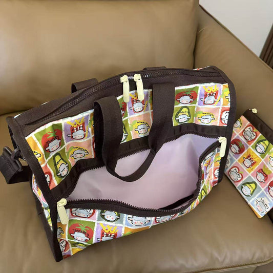 Cartoon No Standard 4319 Large 4318 Medium Travel Bag Portable Light Short-haul Luggage Cover Trolley Case