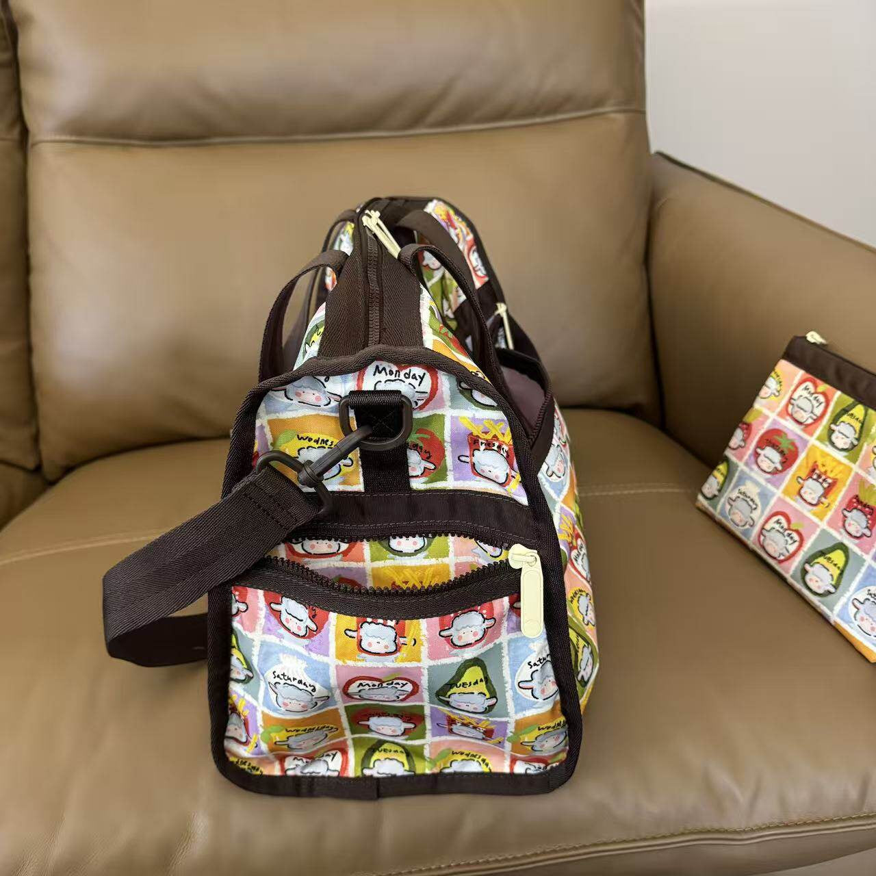 Cartoon No Standard 4319 Large 4318 Medium Travel Bag Portable Light Short-haul Luggage Cover Trolley Case