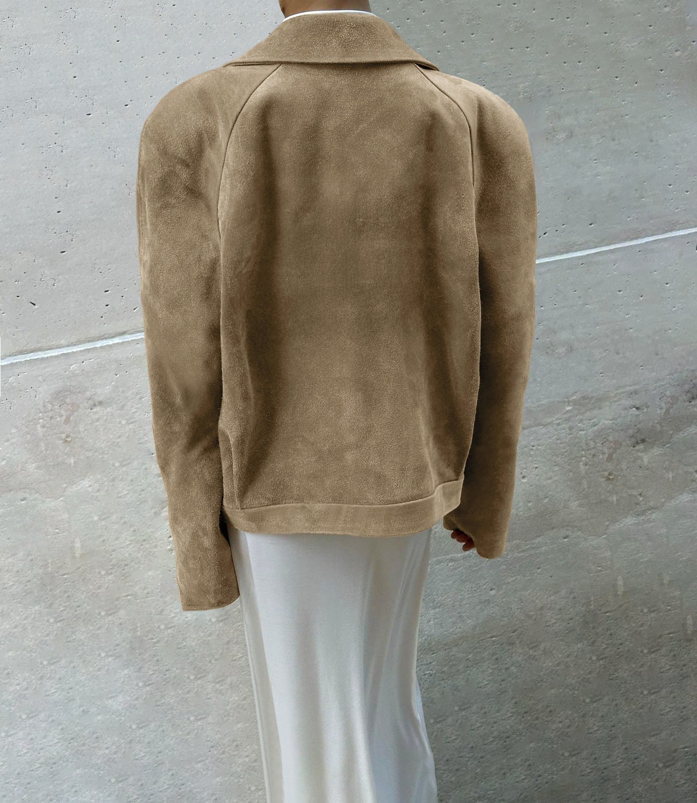 Autumn Winter 2025 Women’s Vintage Suede Blazer – Loose Fit Chic Office Jacket