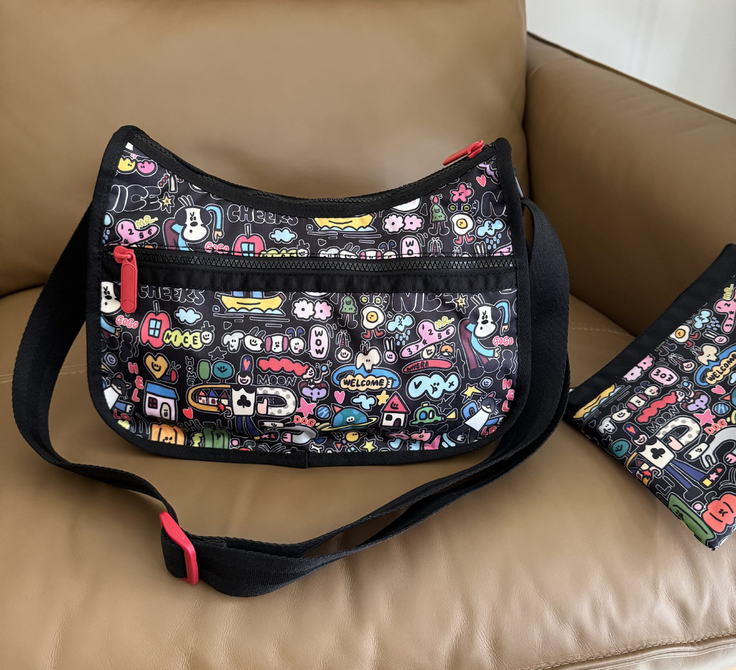 Cartoon, Crossbody Bag Fashion Shoulder Child and Mother Bag 7520 Size: 30/13/22 cm