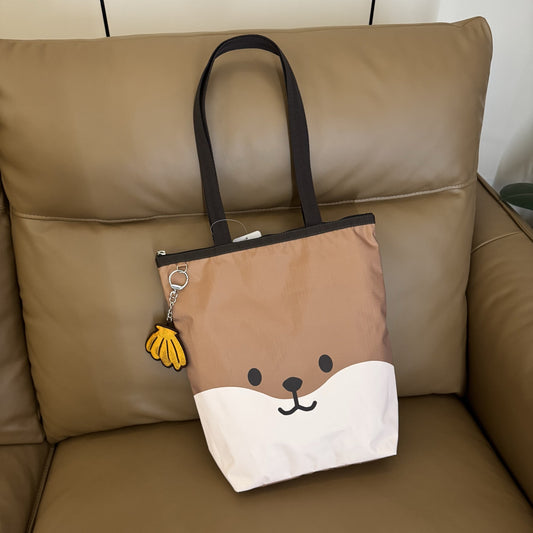 Cute niche single shoulder portable large capacity tote bag 2432
